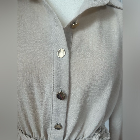 Zara Shirt Dress with Braided Belt - Picture 7 of 15